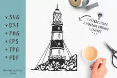 Lighthouse - SVG EPS DXF PNG PDF JPG Cutting File Product Image 1
