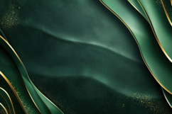 Elegant Green and Gold Flowing Background Wallpaper Product Image 1