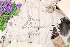 Feminine Desktop Mockup, Floral vintage stock photo 741 Product Image 1