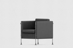 Isometric Arm Chair 3D isolated render Product Image 1