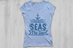 Seas The Day SVG, Summer SVG, Beach SVG, Summer Vacation Product Image 2