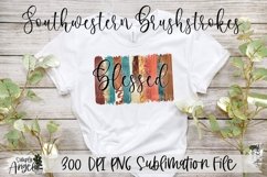 Brushstrokes PNG Sublimation Design - Southwestern Product Image 3