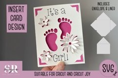 It’s a girl card insert design| Paper cutting | Cricut Joy s Product Image 1