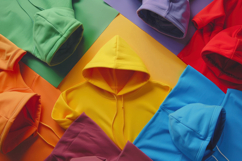 Colorful Hoodies Background Wallpaper Product Image 1