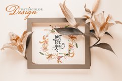 Orange lily Watercolor png Product Image 2