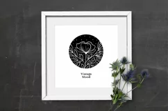 Floral bohemian clipart | Vintage flower clipart Product Image 3