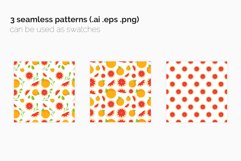 Grapefruits Seamless Patterns Product Image 2