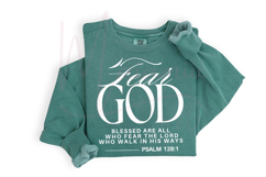 Fear the Lord SVG, Psalm 128:1 SVG, Blessed Are All Who Fear Product Image 3