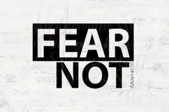Fear Not Svg, Christian Svg, Faith Svg Product Image 4