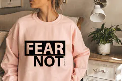 Fear Not Svg, Christian Svg, Faith Svg Product Image 1