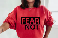 Fear Not Svg, Christian Svg, Faith Svg Product Image 2