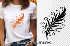 Feather SVG | Feather bird SVG | Feather clipart Product Image 1