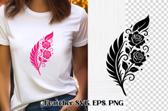 Feather SVG | Feather bird SVG | Feather clipart Product Image 1