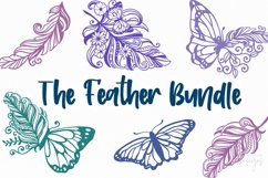 The Feather Bundle - 20 SVG cut files Product Image 1