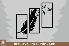 Feather Home Decor SVG 1 Product Image 1