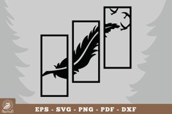 Feather Home Decor SVG 2 Product Image 1