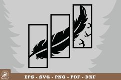 Feather Home Decor SVG 3 Product Image 1