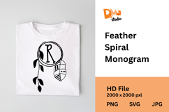 Feather Arc Monogram Product Image 1