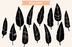 Hand Drawn Feathers | Bird Feathers Tattoo, Boho Aztec Decor Product Image 3
