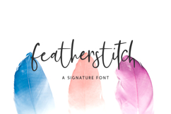 Featherstitch Script Product Image 1