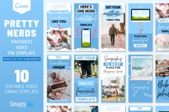 Editable Pinterest Canva Pin Template Pinterest Pin Template Product Image 1