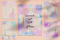 Watercolor And Gold Frames Product Image 1