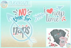 No Time For Naps and I Love Nap Time Quote SVG DXF EPS PNG Product Image 1
