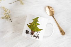 Merry &amp; Bright Christmas | Christmas Tree | Christmas Shirt Product Image 4