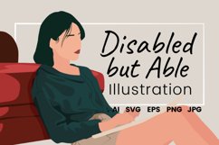 Disabled but Able Vector Illustration Product Image 1