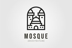 islamic logo symbol minimal vector illustration design Product Image 1