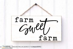 Farm Sweet Farm SVG | Farmhouse Design Product Image 1