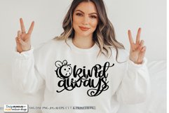 Bee Kind Always SVG | Inspirational Quote Design Product Image 1