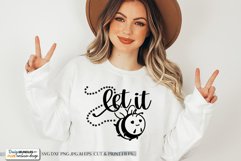 Let It Bee SVG | Inspirational Quote Design Product Image 1