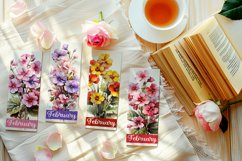 Floral Bookmark, February Bookmark, Primrose Bookmarks, s2 Product Image 2