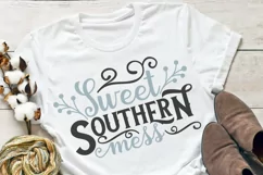 Sweet southern mess | Southern girl SVG Product Image 2