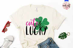 Cute & lucky - St. Patrick's Day SVG EPS DXF PNG Product Image 2