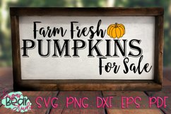 Farm Fresh Pumpkins For Sale - A Fall SVG Product Image 1