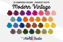 Modern Vintage Procreate Colour Palette Swatch Product Image 1