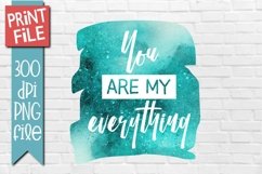 Love Quote Sublimation Design Product Image 1