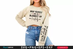 Feel The Warmth Of Change Sleeve SVG, Positive SVG Design Product Image 1