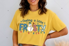 Feelin' a little frosty PNG, Merry Christmas png, Cute Product Image 4