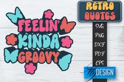 Retro Design | Retro Quotes | Quotes 80&#039;s SVG | SVG File v.2 Product Image 1