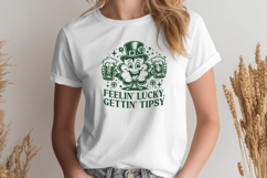 Feelin Lucky Gettin Tipsy SVG | St Patrick’s Day Beer Design Product Image 3