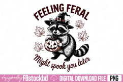 Feeling Feral might spook you later PNG Product Image 1