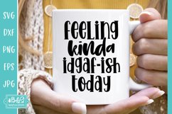Feeling Kinda IDGAF-ish Today Sarcastic SVG Product Image 4
