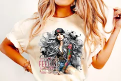 Feeling Kinda Idgaf Ish Today PNG, Funny Quotes PNG, Sassy Product Image 1