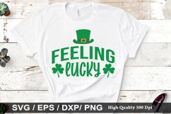 Feeling lucky SVG - St. Patrick&#039;s Day Design Product Image 1