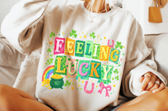 Feeling Lucky PNG, St Patrick's Day PNG, Lucky Day PNG Product Image 4