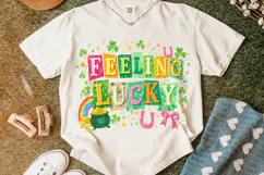 Feeling Lucky PNG, St Patrick's Day PNG, Lucky Day PNG Product Image 5