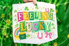 Feeling Lucky PNG, St Patrick's Day PNG, Lucky Day PNG Product Image 6